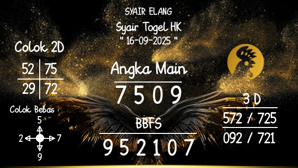 SYAIR ELANG - Syair Togel HK
